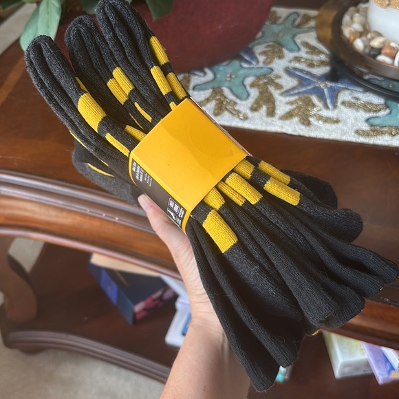 Brand New Caterpillar 6-Pack Midweight Boot Socks Black Crew Cushioned Anti Odor - Picture 6 of 14